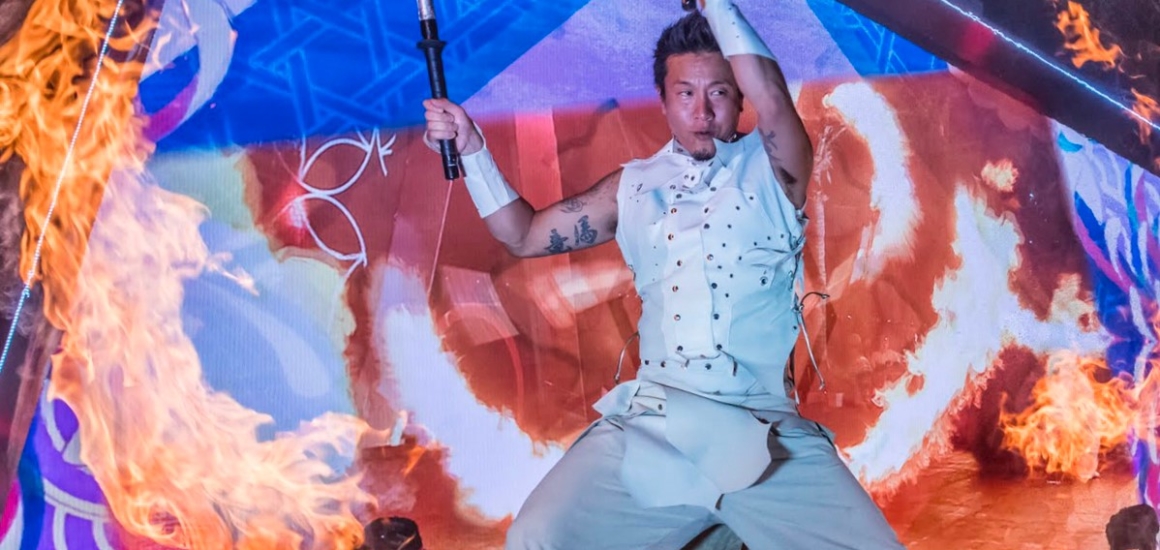 ファイアーパフォーマー竜馬　サウジアラビア　建国記念